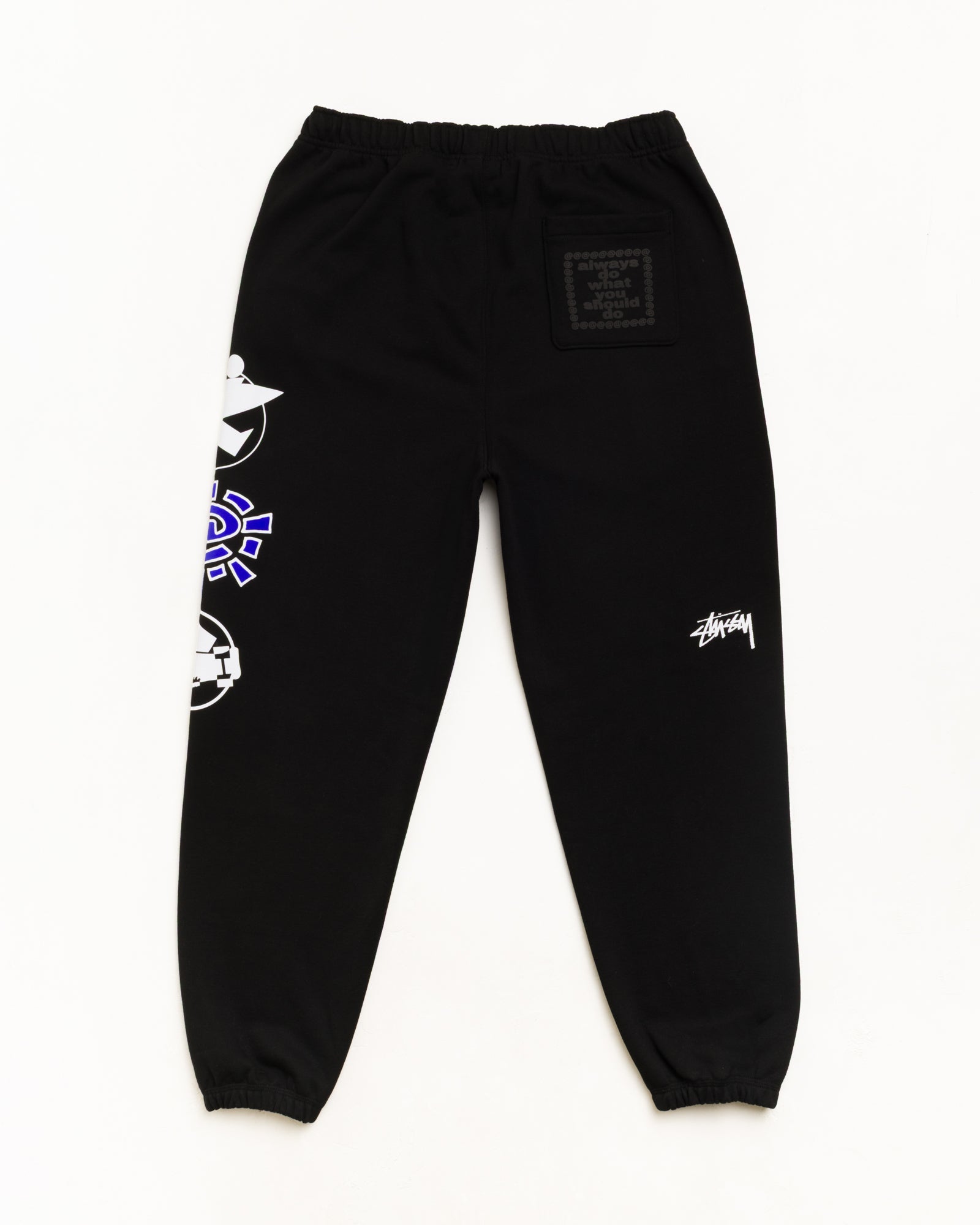 Stüssy & Always Stack スウェットパンツ（ブラック）