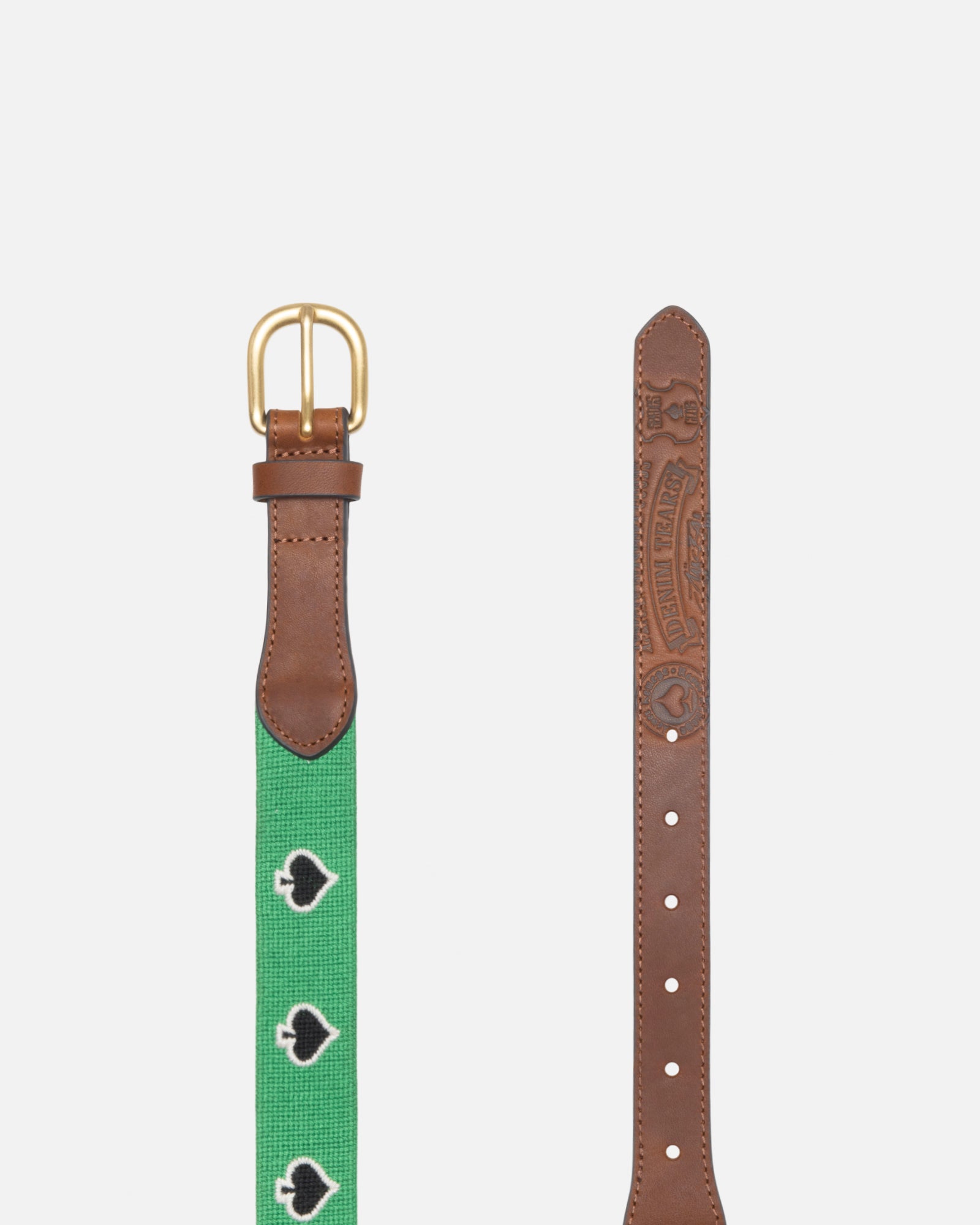 Stüssy & Denim Tears Needle Point Belt in brown – Stüssy Japan 