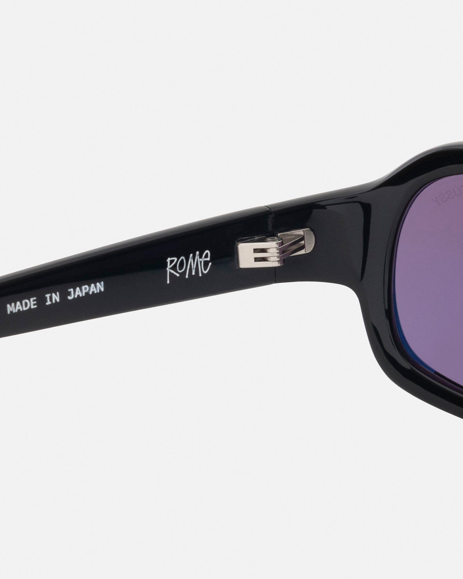 Rome Sunglasses in black / lavender – Stüssy Japan