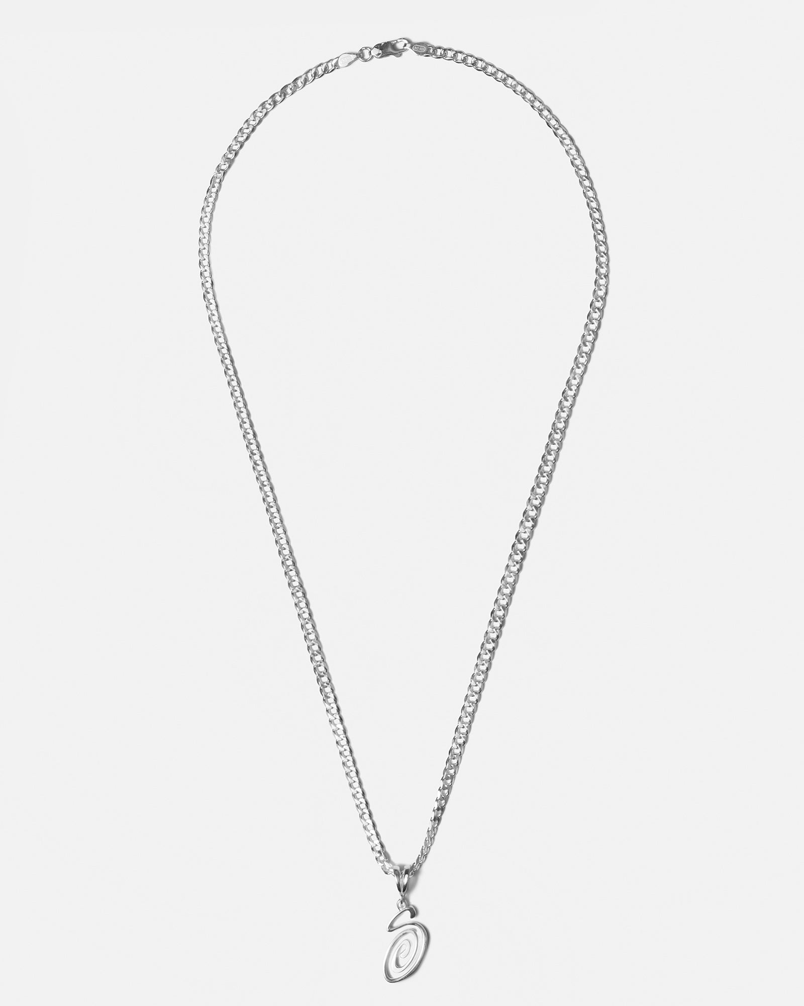 材質シルバーStussy Jewelry Swirly S Chain Necklace