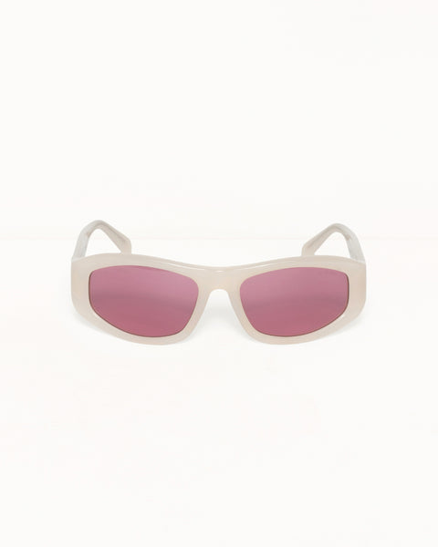 Landon Sunglasses Accessories In Cream / Pink Lens