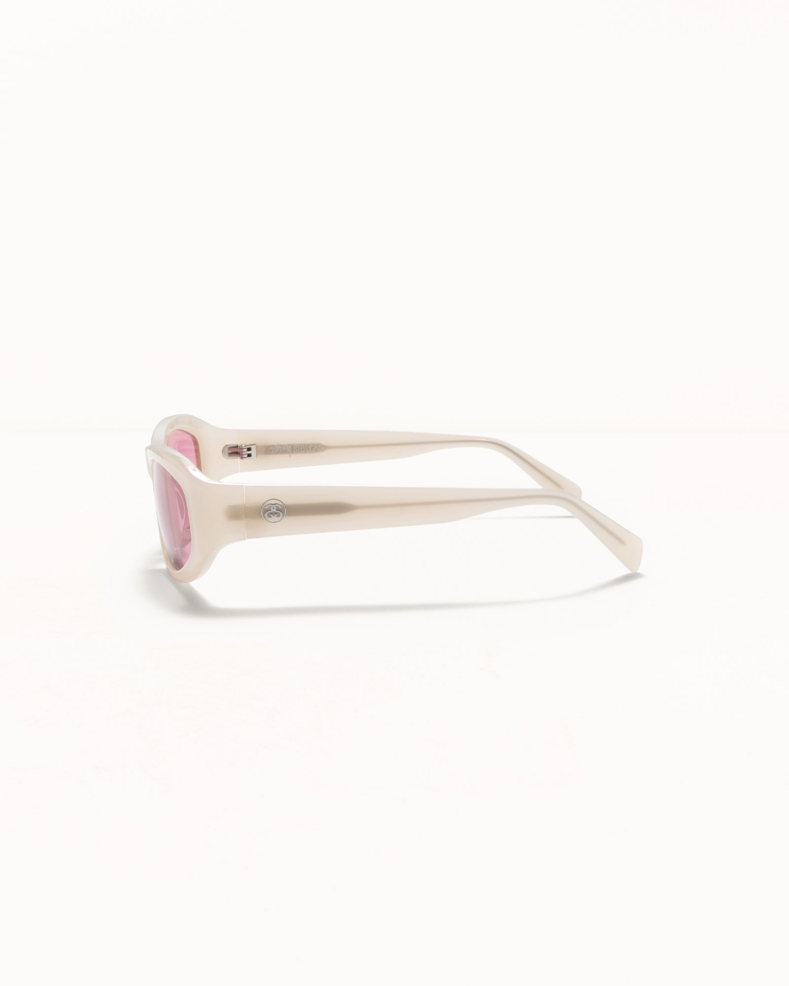 Landon Sunglasses – Cream / Pink Lens | Accessories | Stüssy Japan