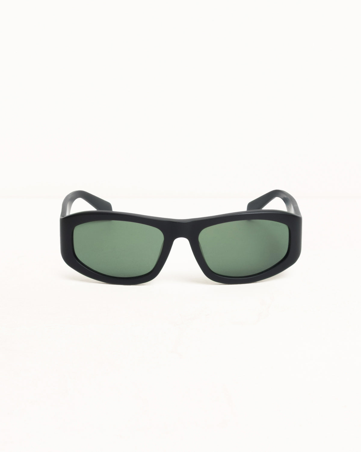 Landon Sunglasses – Matte Black/Green Lens | Eyegear | Stüssy Japan