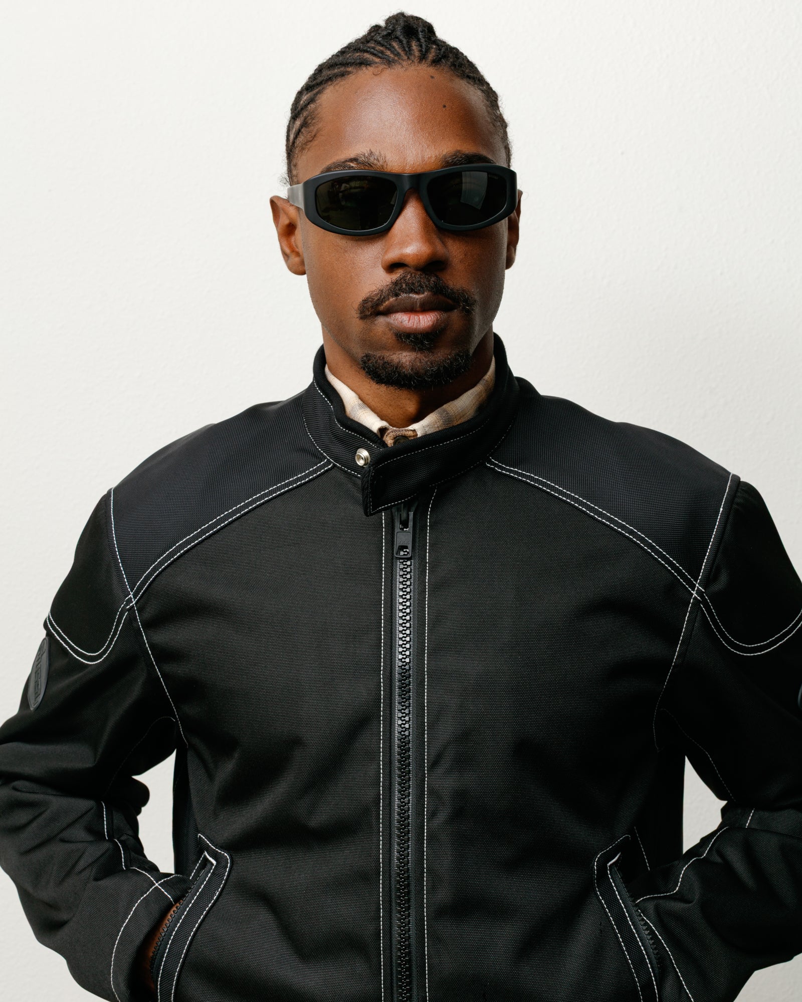 Landon Sunglasses – Matte Black/Green Lens | Eyegear | Stüssy Japan