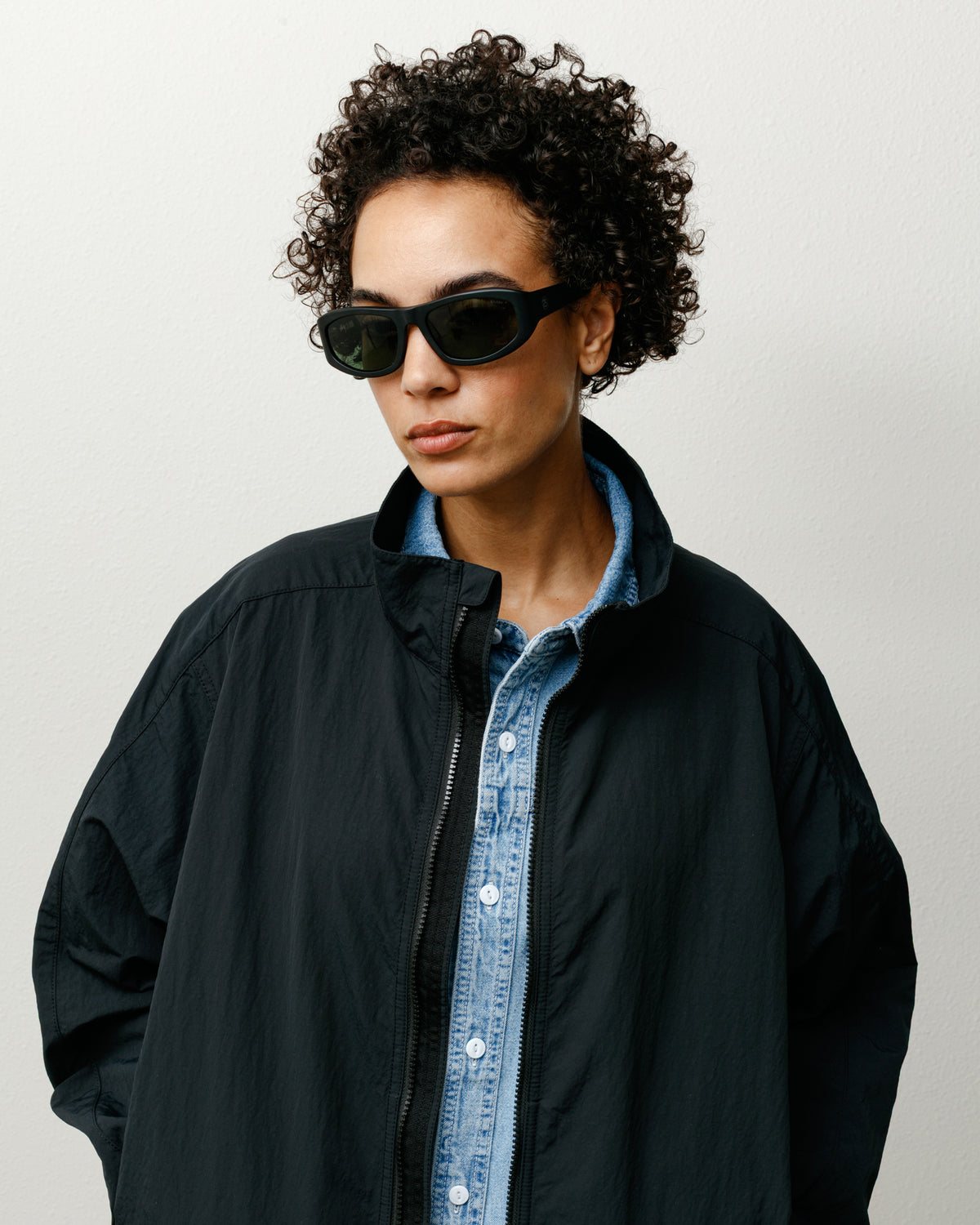 Landon Sunglasses – Matte Black/Green Lens | Eyegear | Stüssy Japan