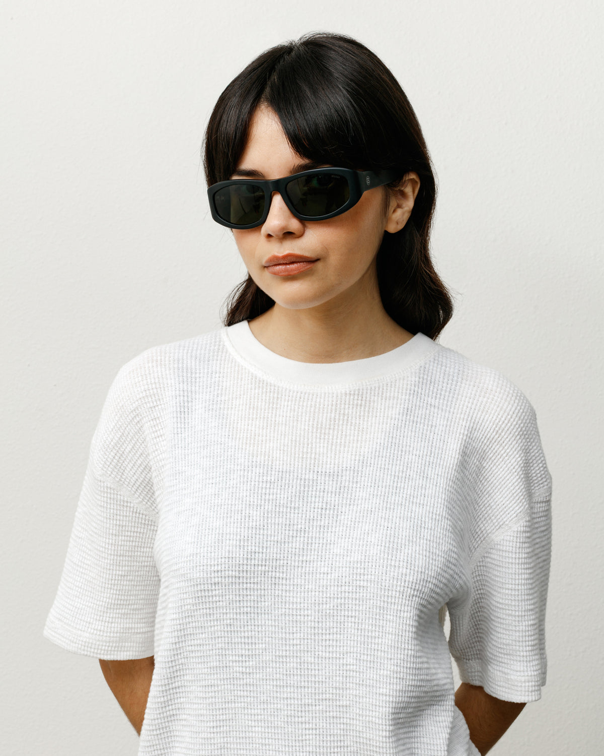Landon Sunglasses – Matte Black/Green Lens | Eyegear | Stüssy Japan