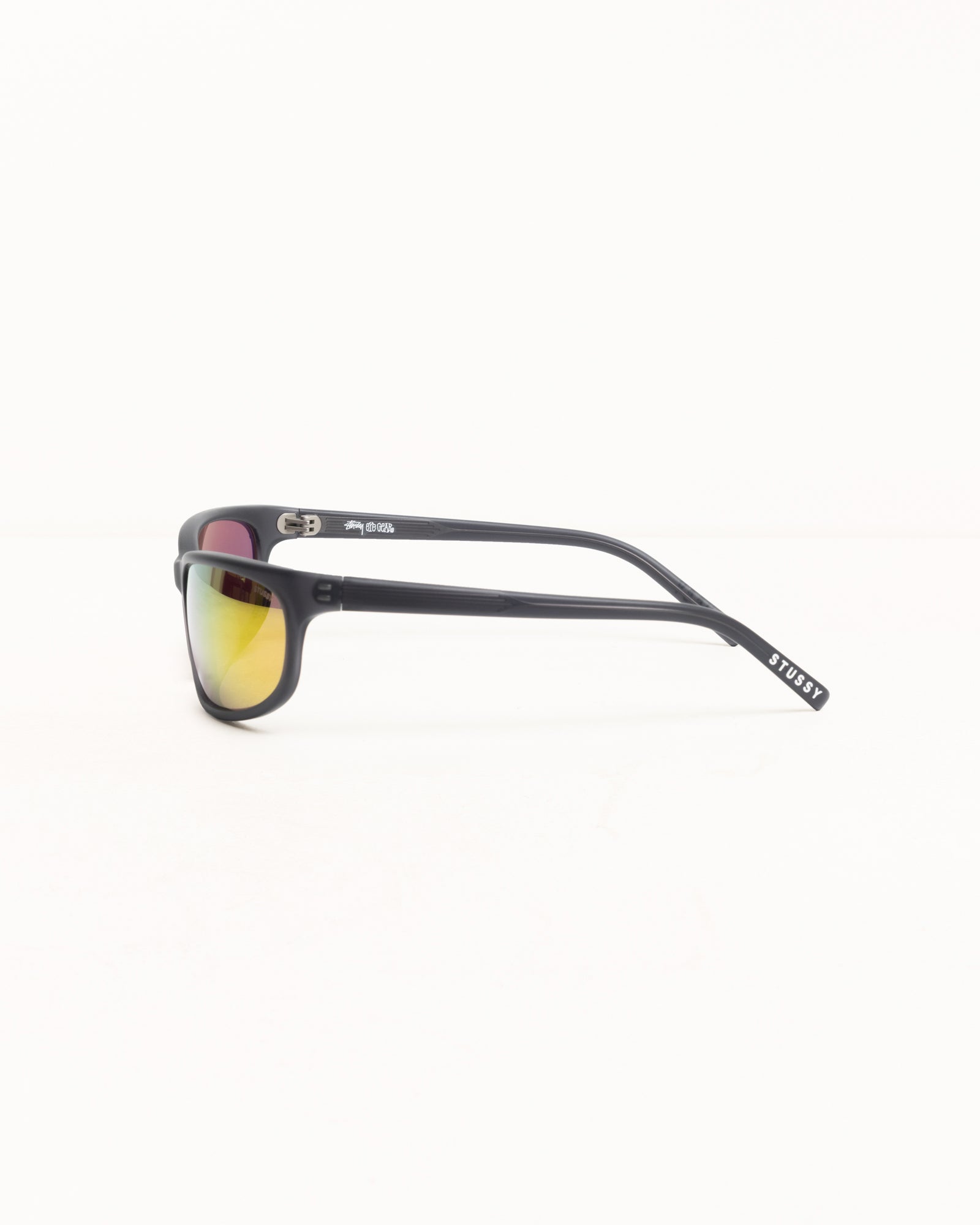 Julian Sunglasses – Frost Black/Orange Mirror Lens | Eyegear