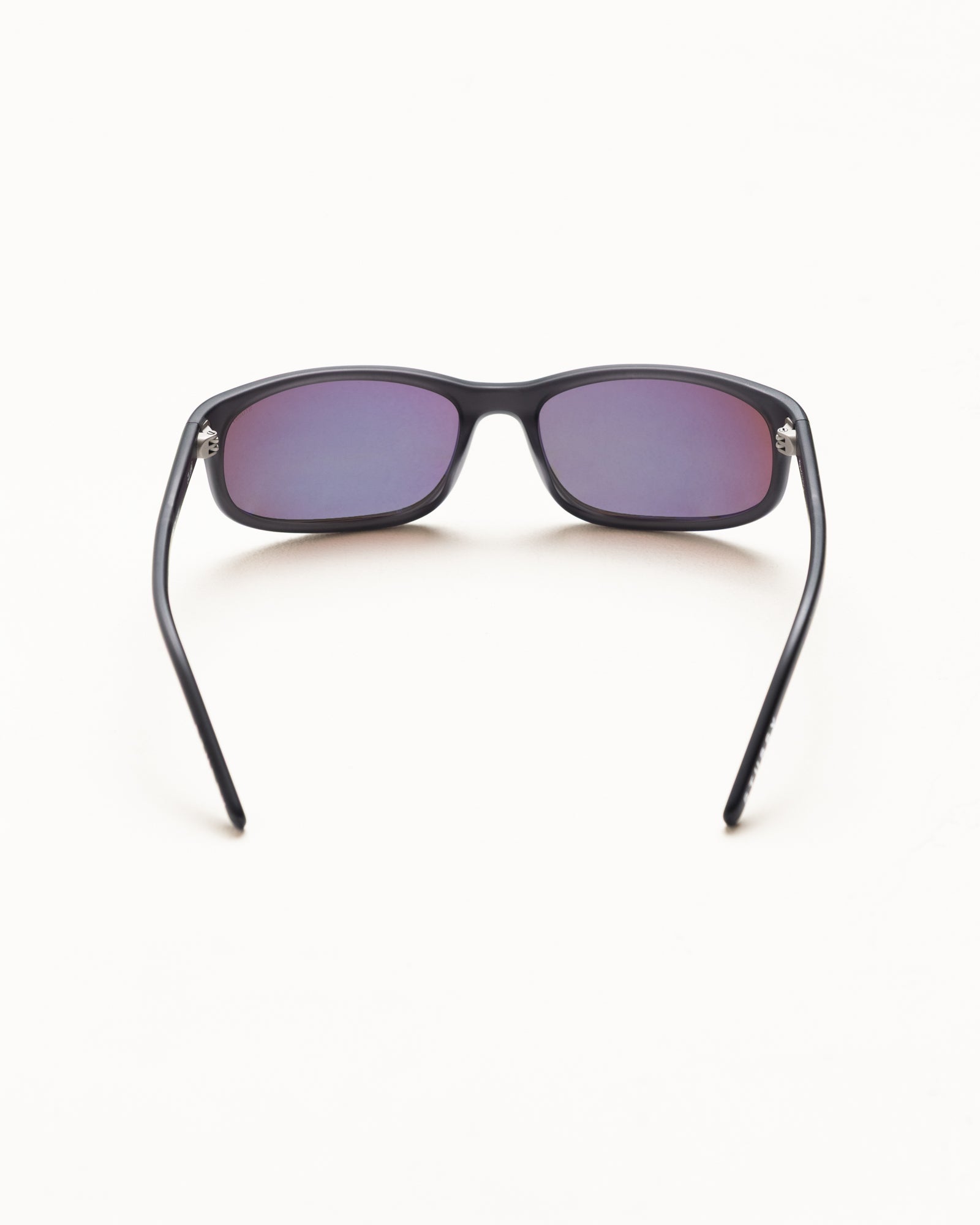 Julian Sunglasses – Frost Black/Orange Mirror Lens | Eyegear