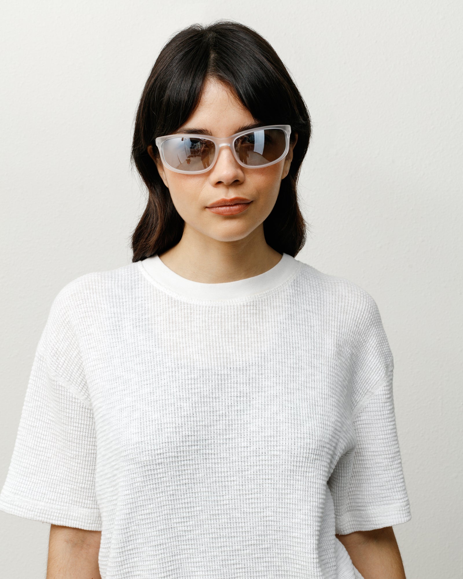 Julian Sunglasses Accessories In Frost Clear / Mirror Lens