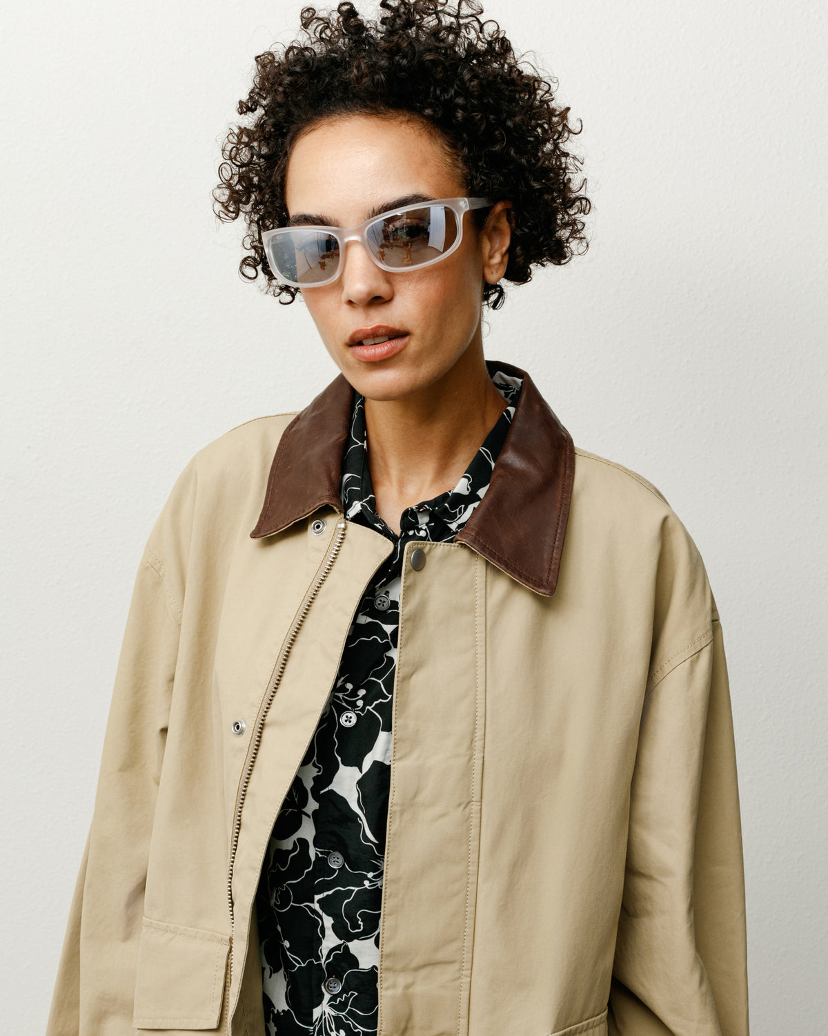 Julian Sunglasses – Frost Clear/Mirror Lens | Eyegear | Stüssy Japan