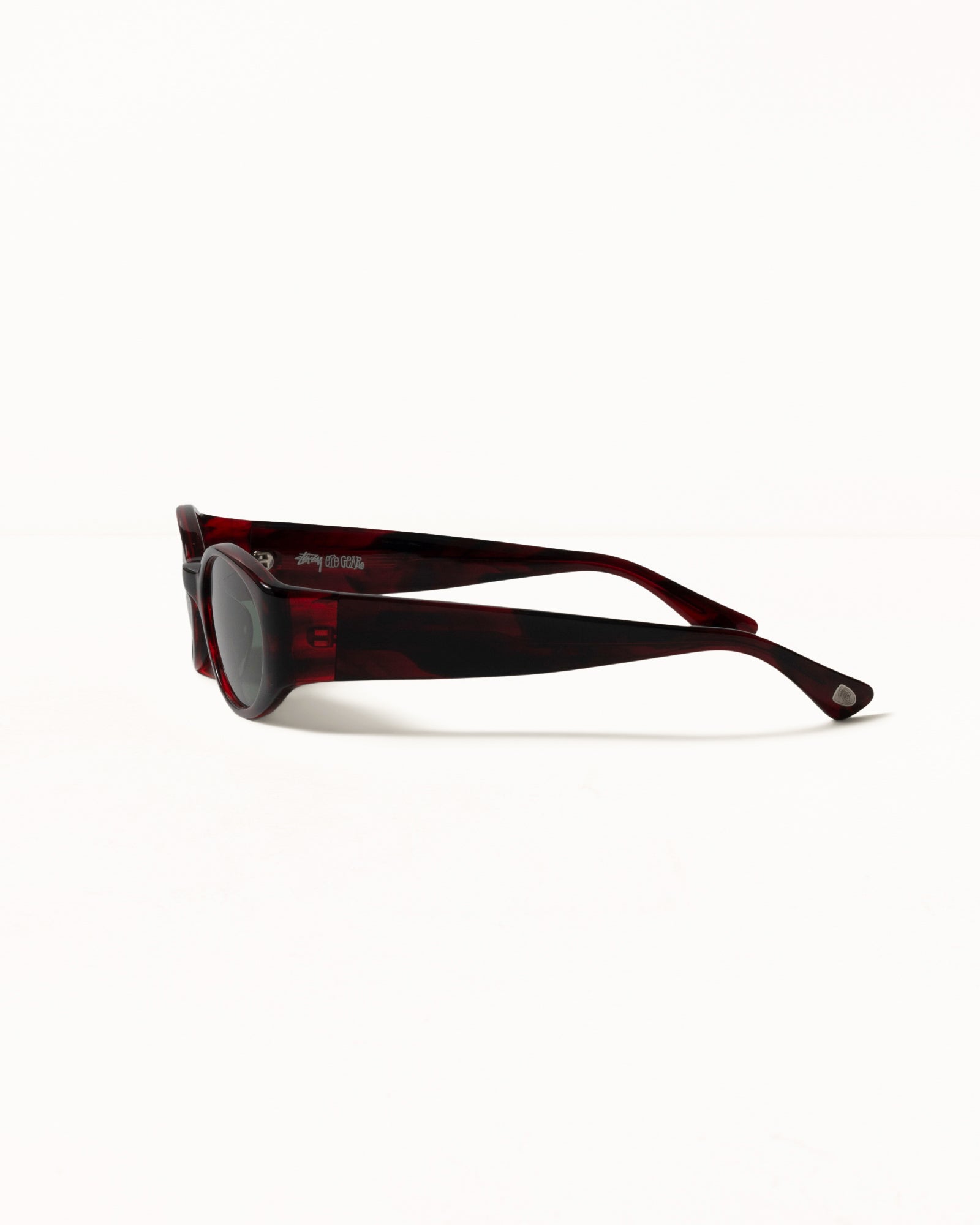 Luna Sunglasses – Dark Red / Green Lens | Accessories | Stüssy Japan