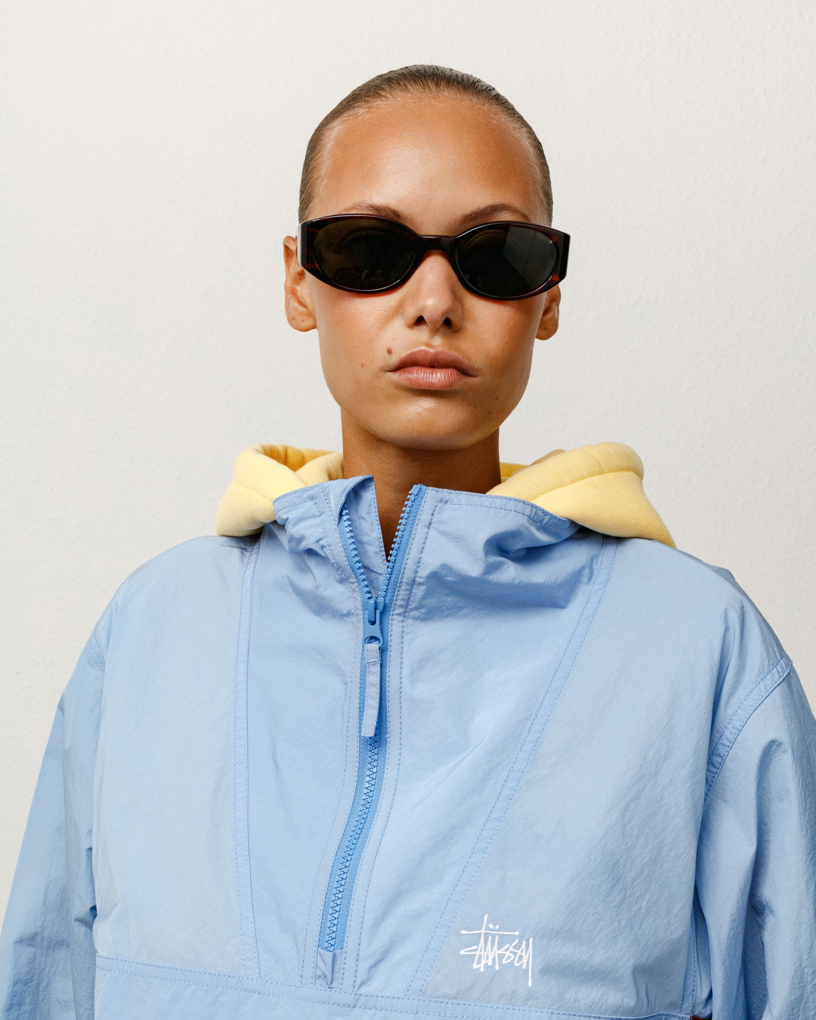 Luna Sunglasses Accessories In Dark Red / Green Lens