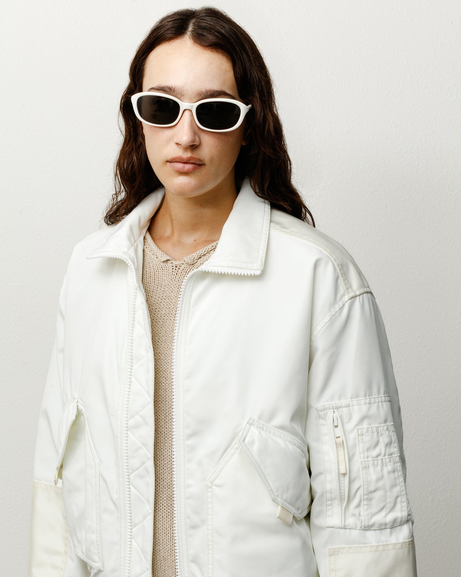 廃盤PUERTA DEL SOL × recs サングラスHISASHI着用