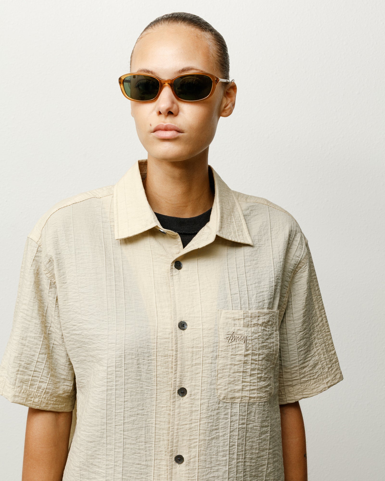 Eli Sunglasses – Honey/Dark Green Lens | Eyegear | Stüssy Japan