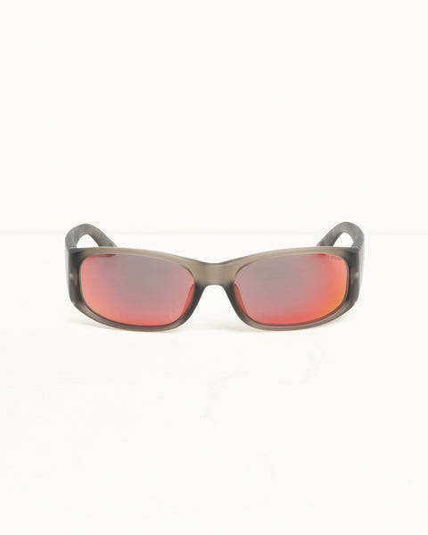 Mikey Sunglasses Accessories In Frost Smk/polr Red Lens