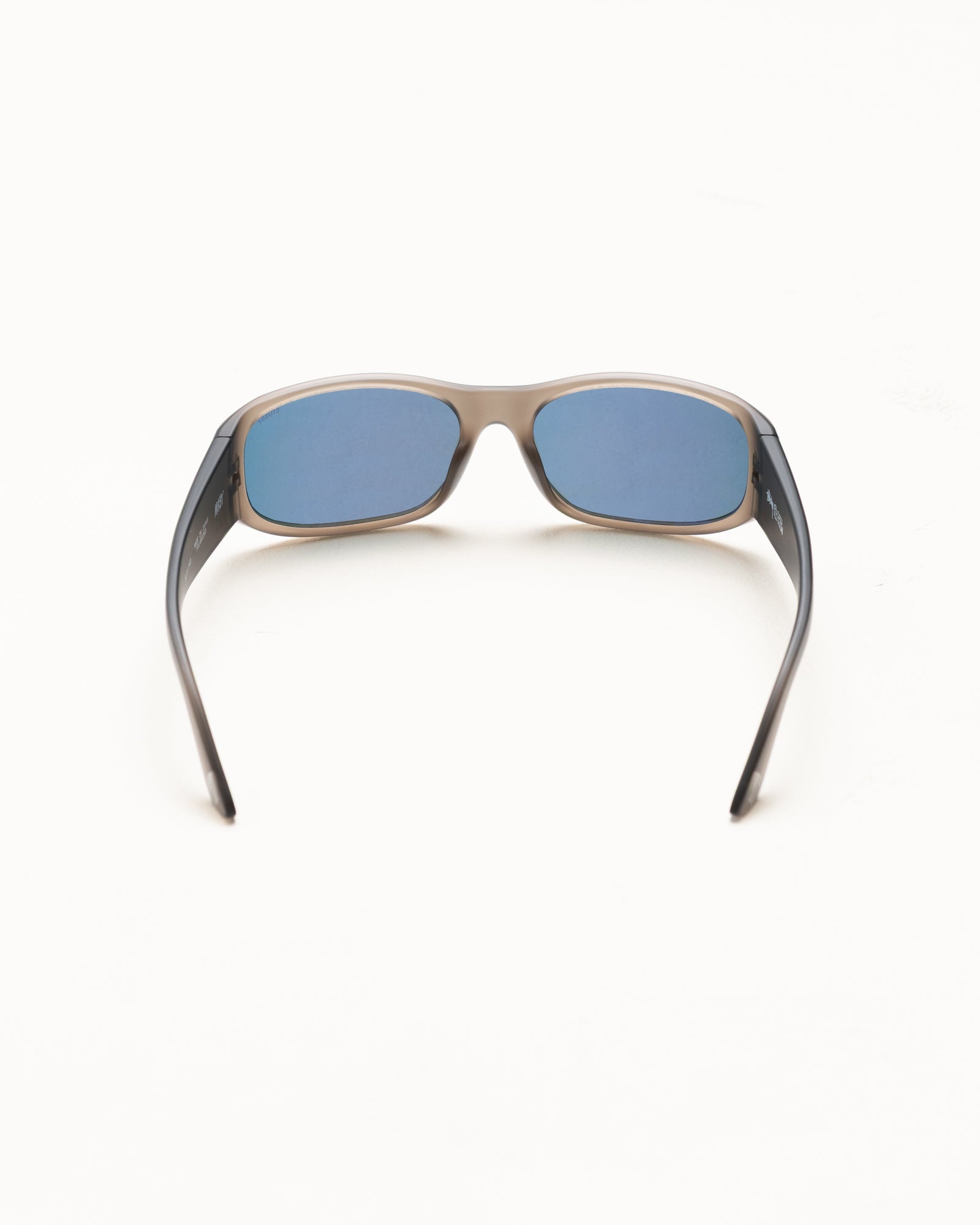 Mikey Polarized Sunglasses – Frost Smoke/Polar Red Lens | Eyegear