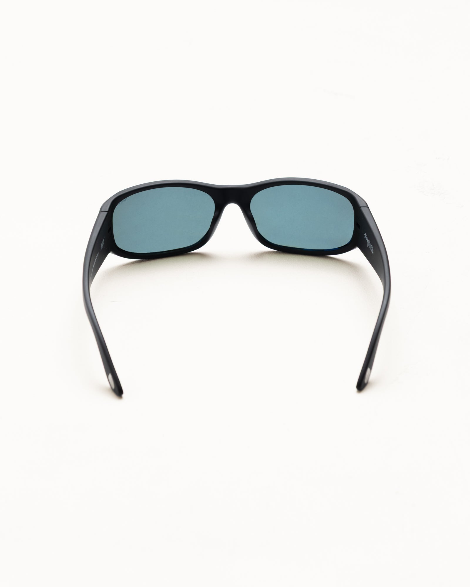 Mikey Sunglasses – Rubber Black/Dark Green Lens | Eyegear | Stüssy