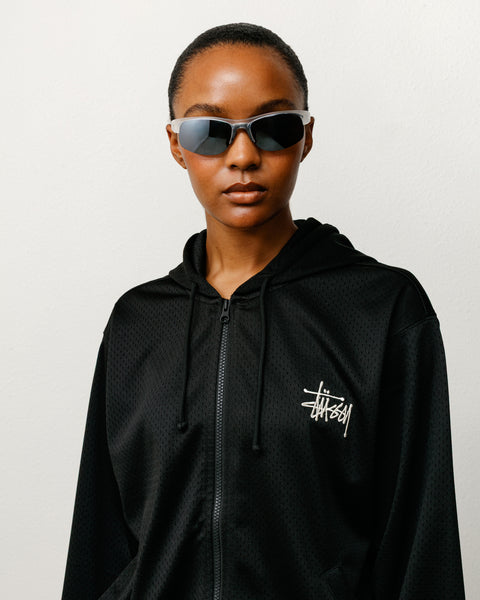 Hiro Sunglasses Unisex In Frost Clear / Mirror Lens