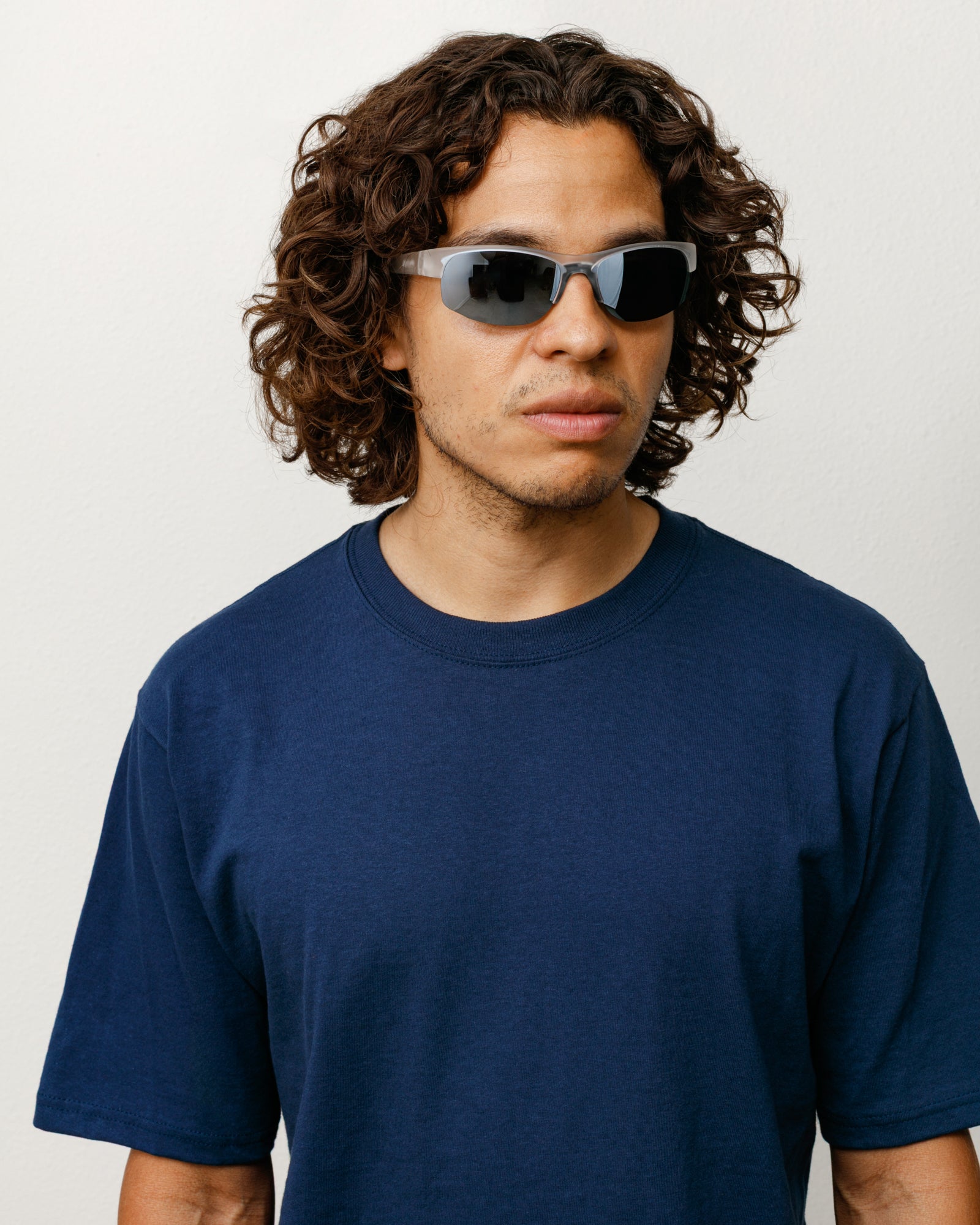 Hiro Sunglasses – Frost Clear/Mirror Lens | Eyegear | Stüssy Japan