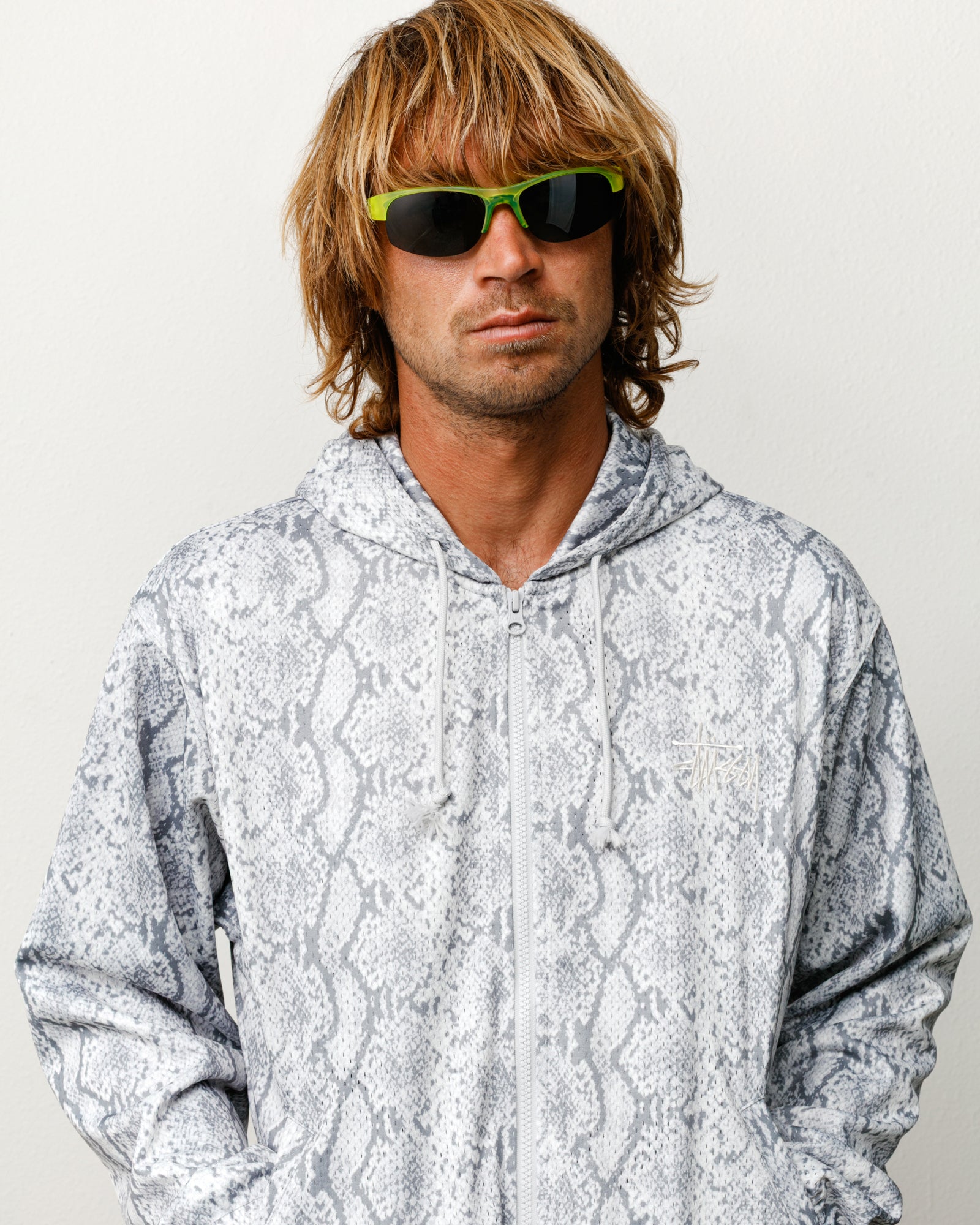 Hiro Sunglasses Unisex In Frost Yellow/black Lens