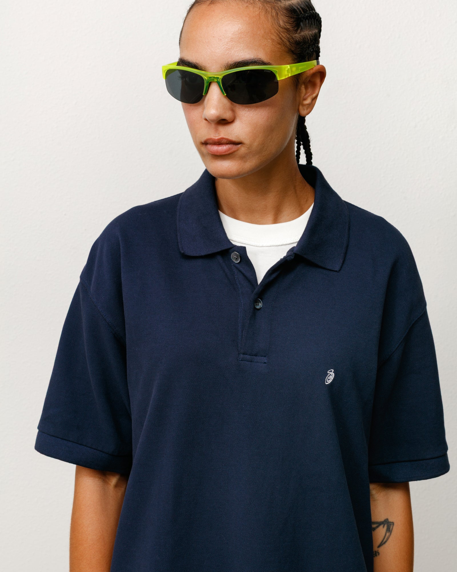 Hiro Sunglasses – Frost Yellow/Black Lens | Eyegear | Stüssy Japan