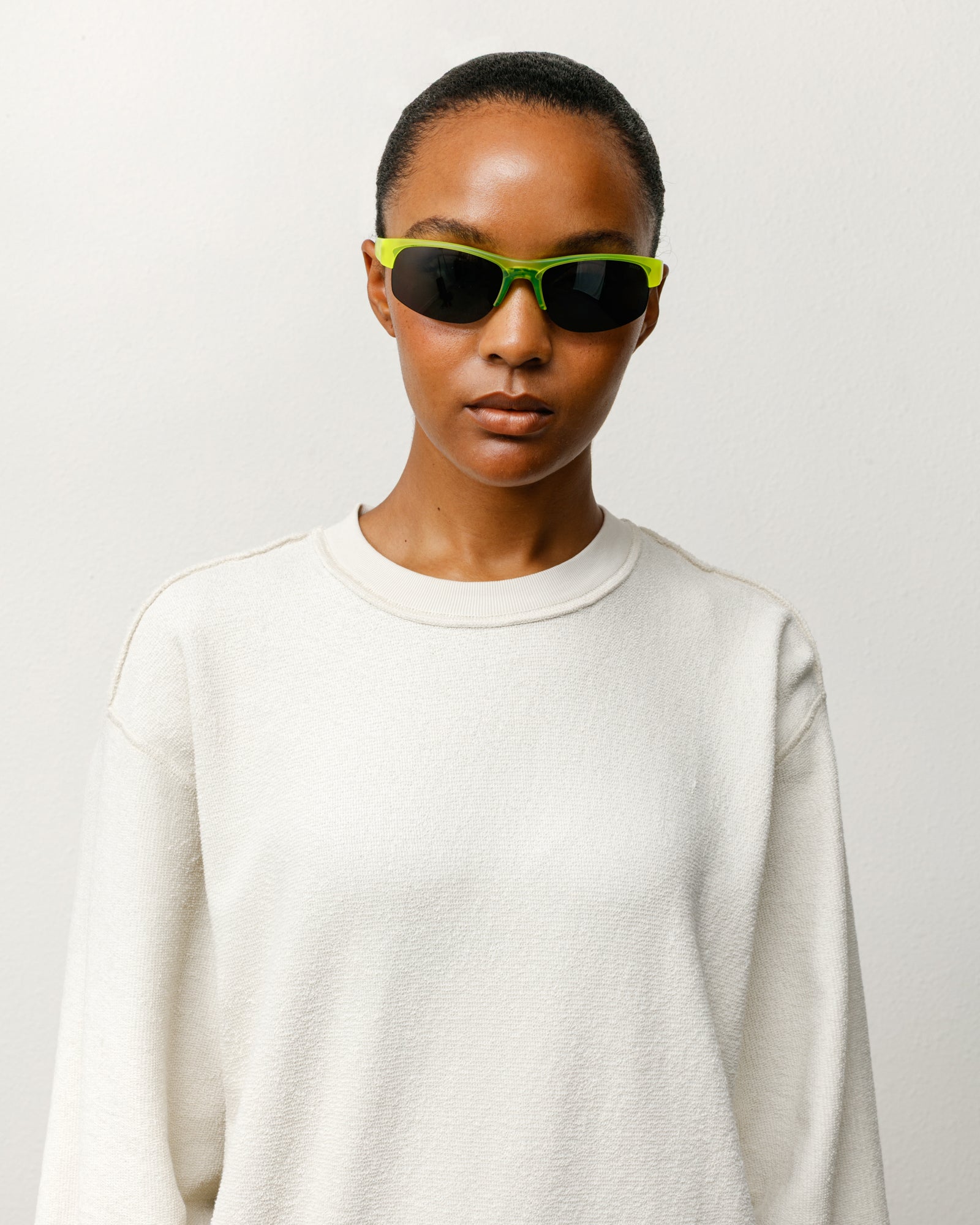 Hiro Sunglasses – Frost Yellow/Black Lens | Eyegear | Stüssy Japan