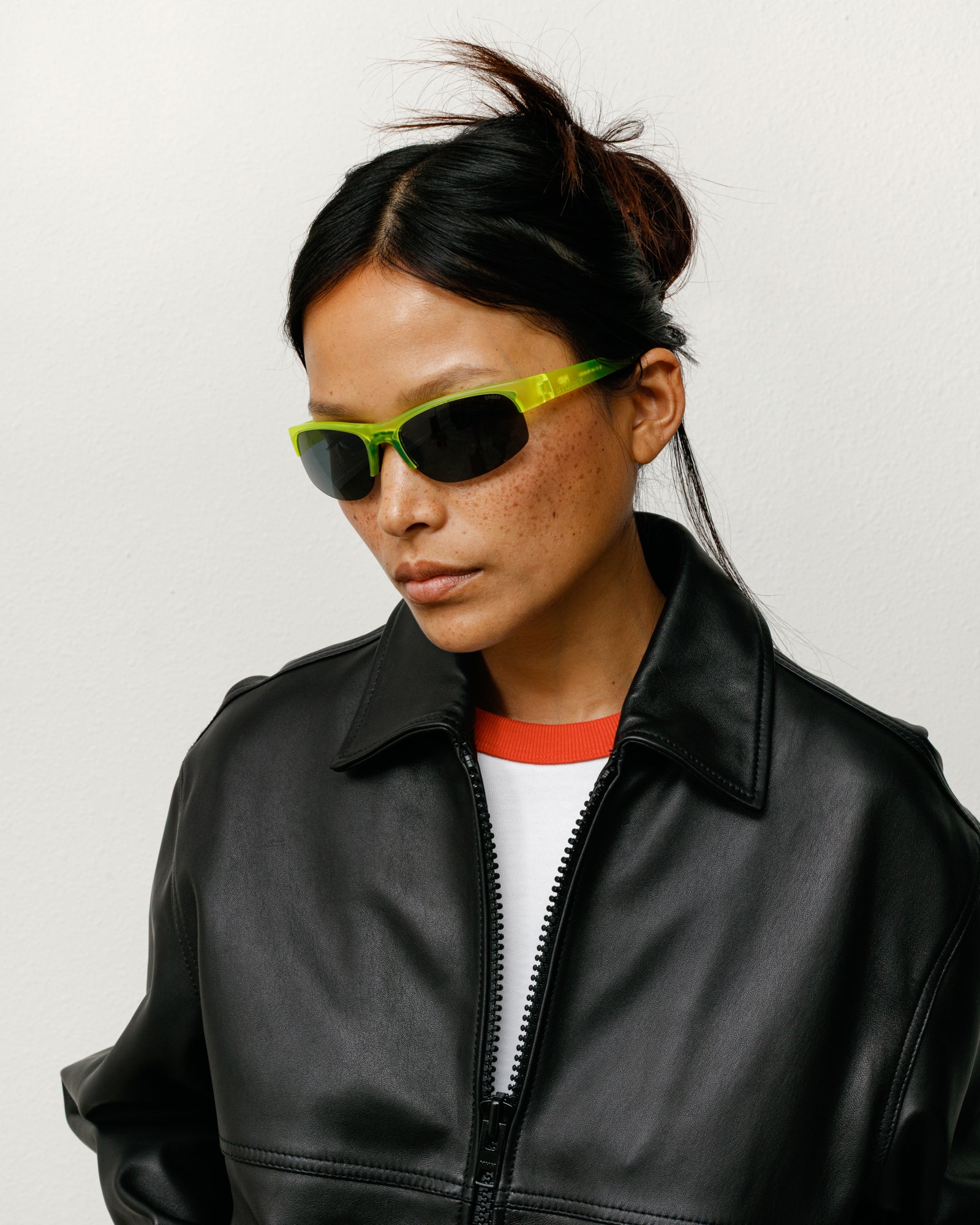 Hiro Sunglasses – Frost Yellow/Black Lens | Eyegear | Stüssy Japan