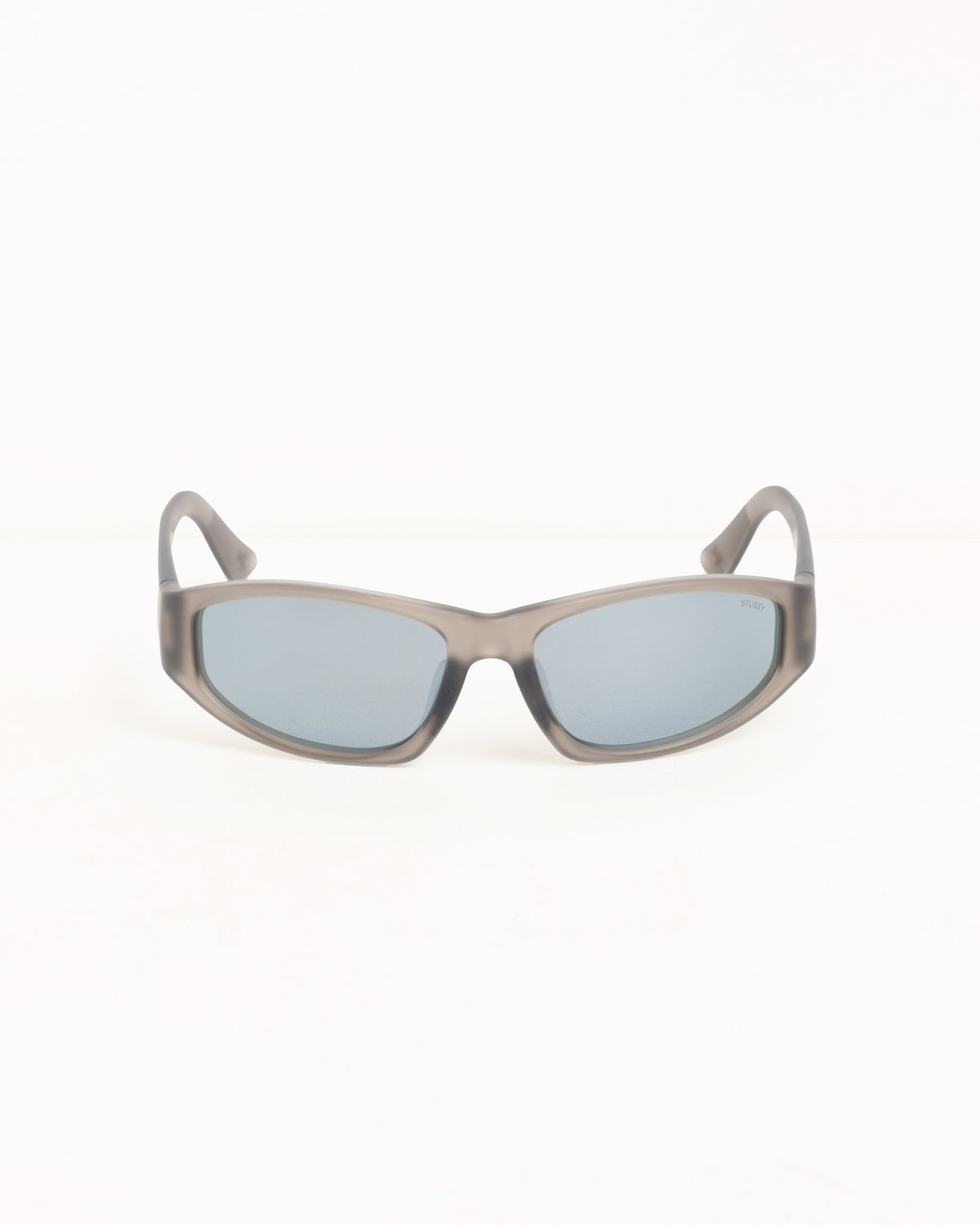 Leslie Sunglasses Unisex In Frost Grey/mirror Lens