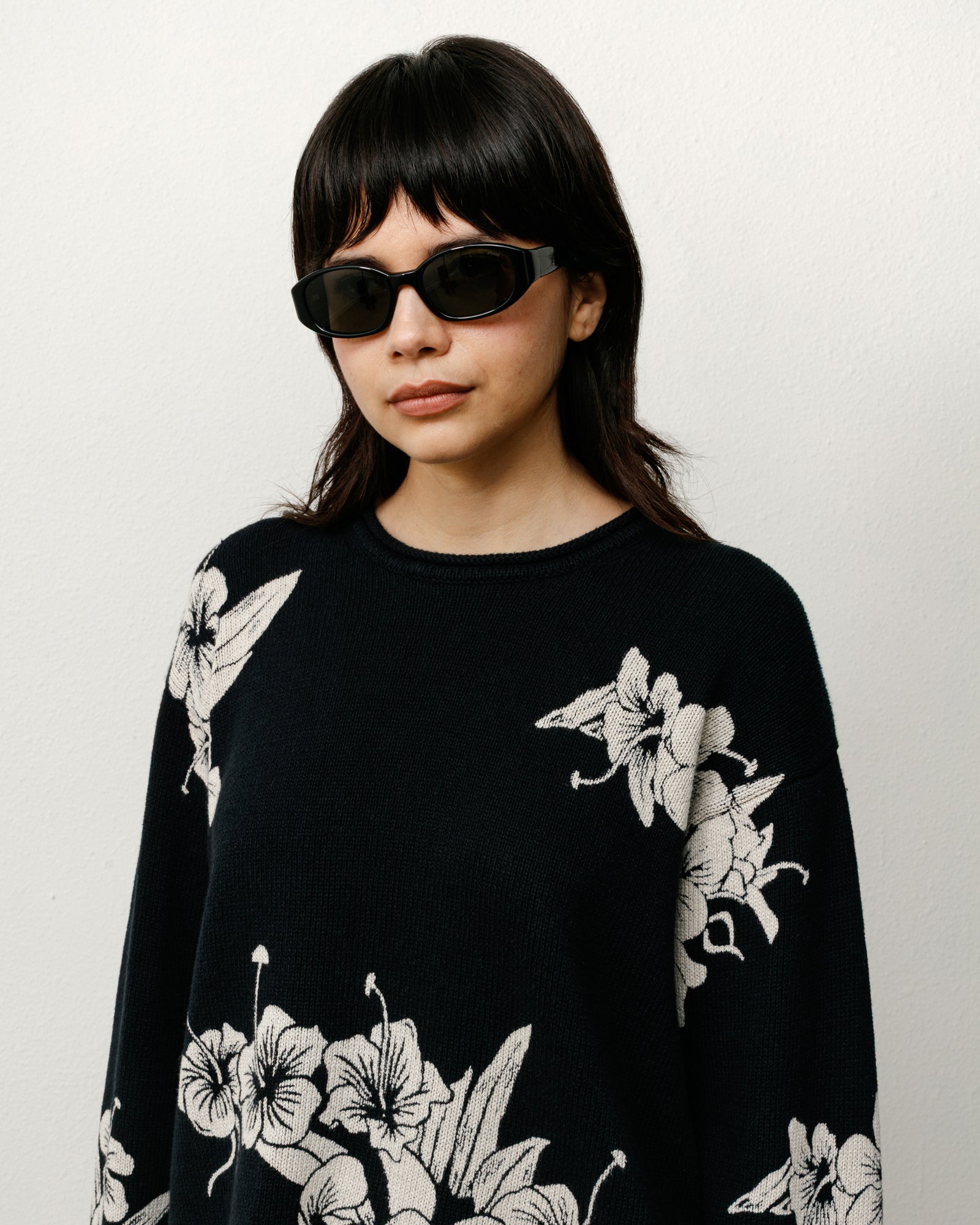 Roman Sunglasses Unisex In Black/dark Green Lens