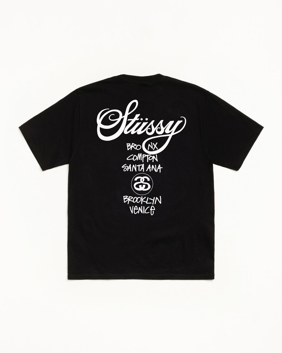 World Tour Tee – Black | Tees | Stüssy Japan
