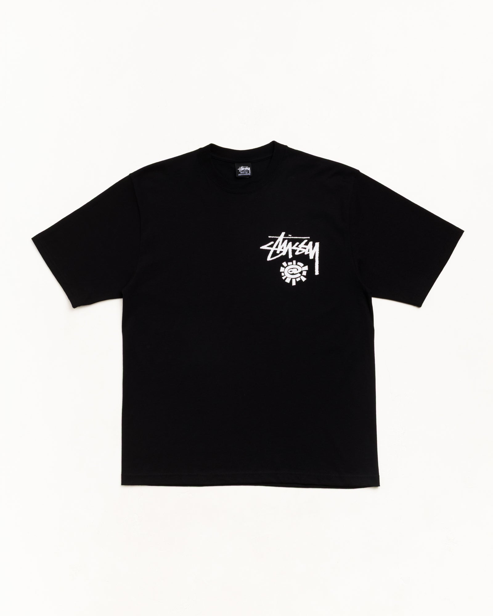 Stüssy & Always ワールドツアー Tシャツ ユニセックス 半袖 ブラック