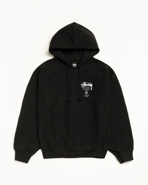 World Tour Hood Mens Long Sleeve In Black