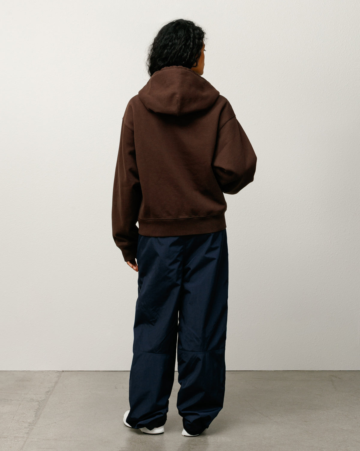 Stüssy & Nike Stone Washed Fleece Zip Hoodie – Dark Cinder 