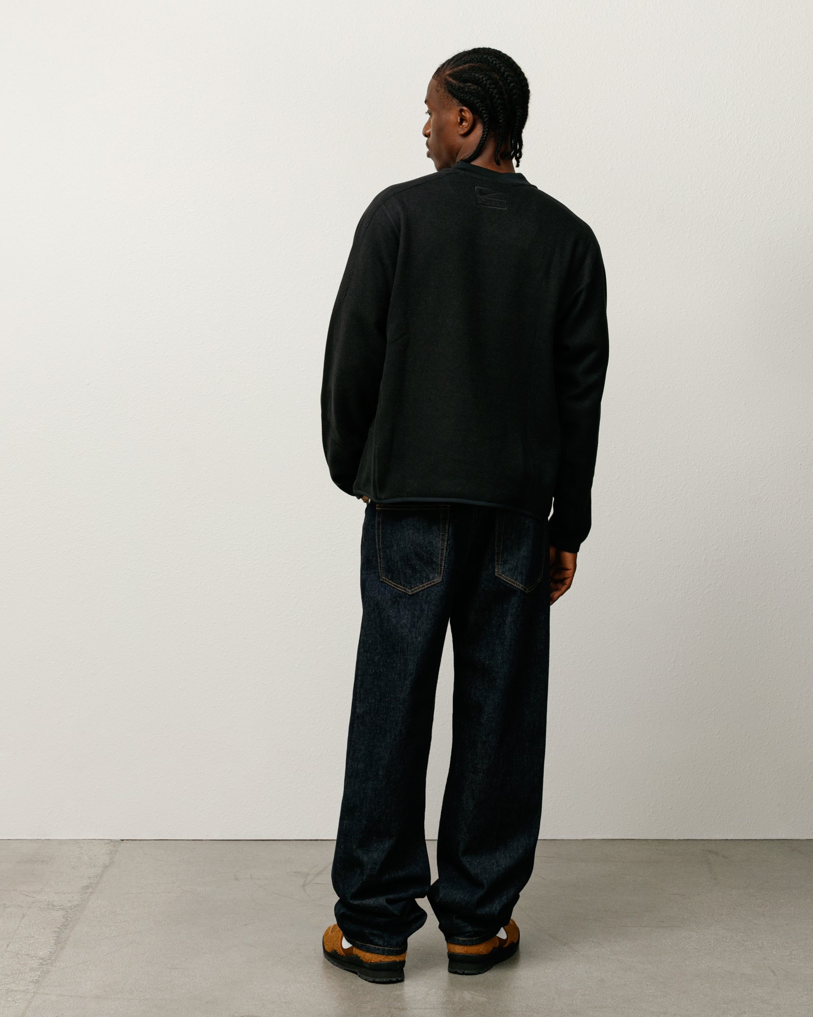 Stüssy & Nike Fleece Thermal – Black | Tops & Shirts