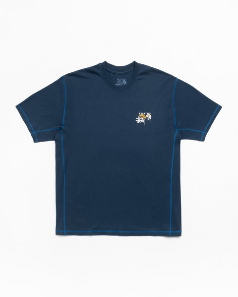 Mhw Stussy Tee Unisex Short Sleeve In Hardwear Navy