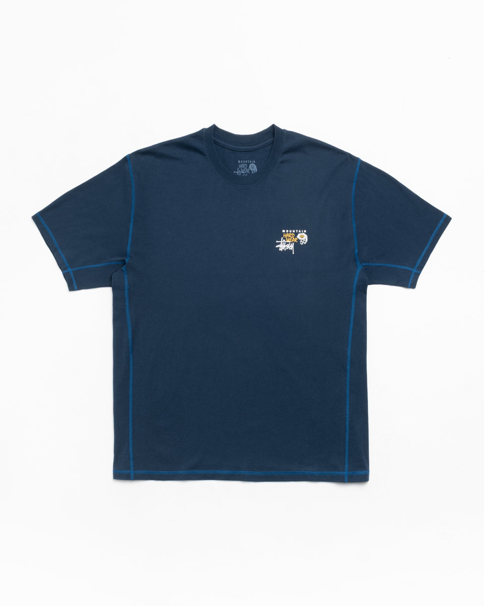 Mhw Stussy Tee Unisex Short Sleeve In Hardwear Navy