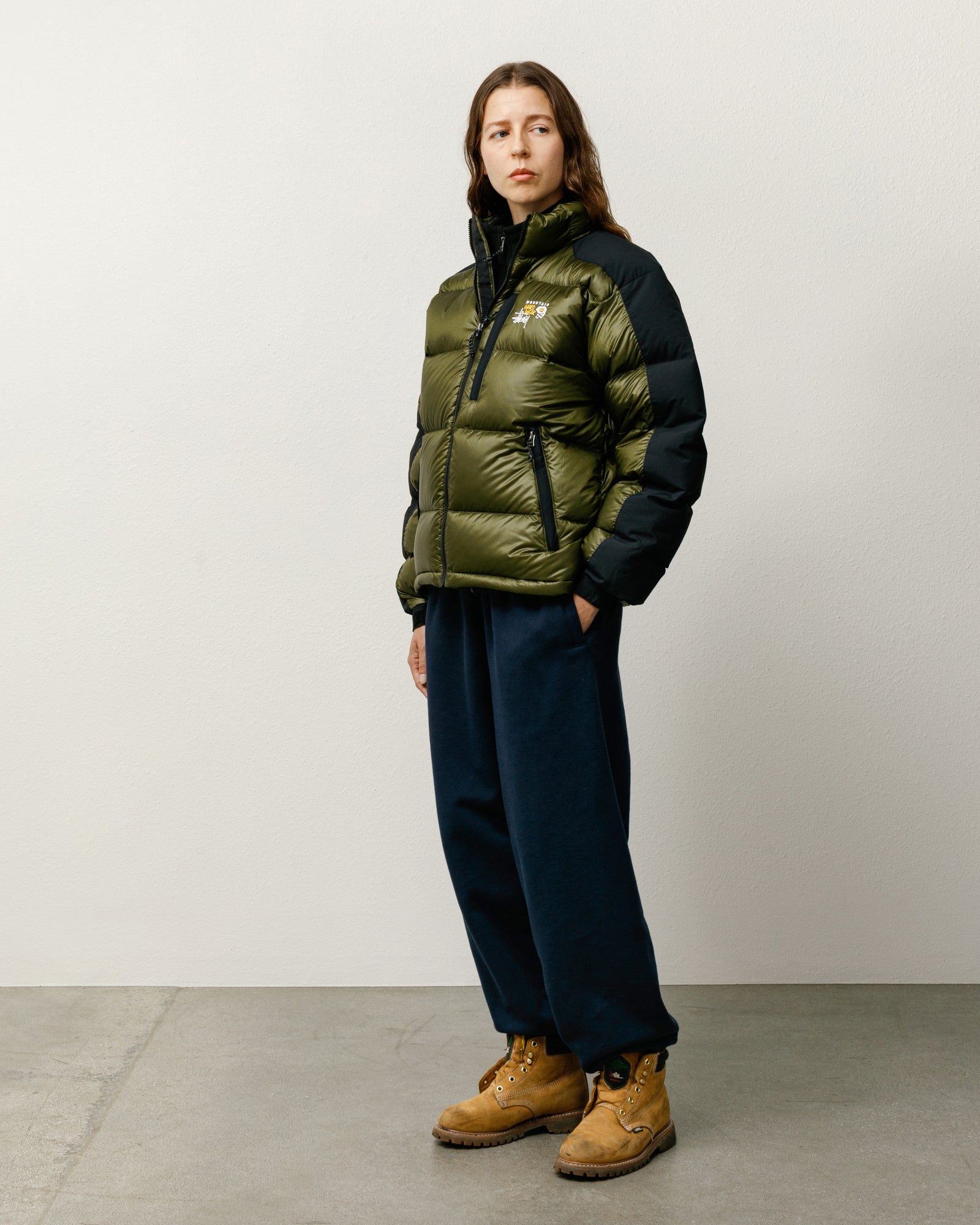 Stussy Subzero Jacket Mens Long Sleeve In Dark Army