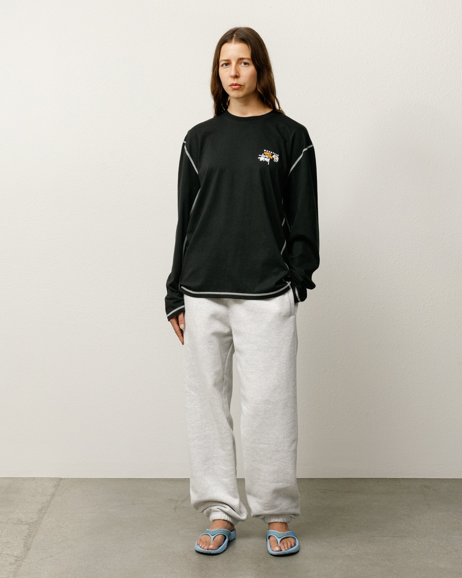 Stüssy & Mountain Hardwear Ls Tee – Stealth Grey | Tees | Stüssy Japan