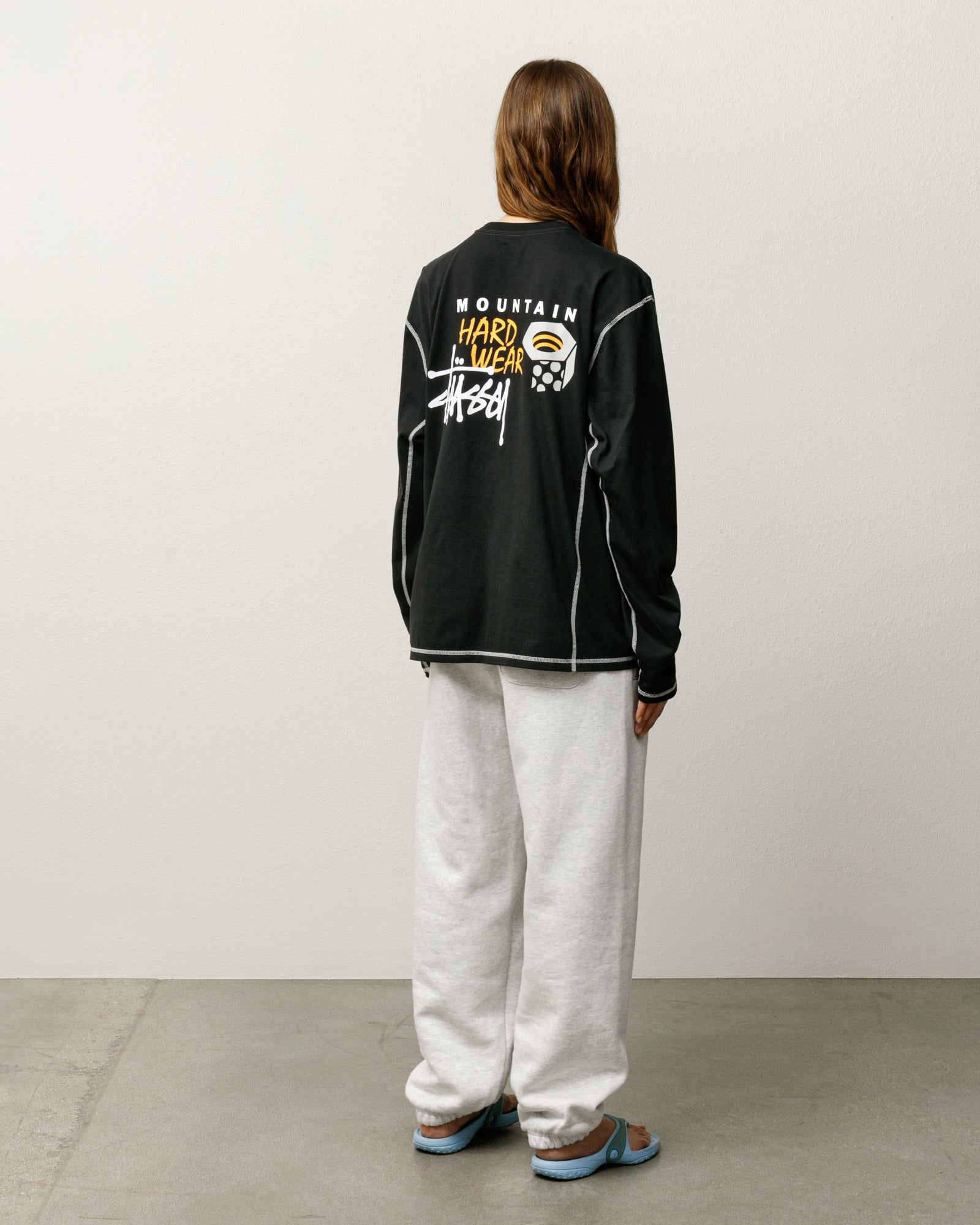 Stüssy & Mountain Hardwear Ls Tee – Stealth Grey | Tees | Stüssy Japan