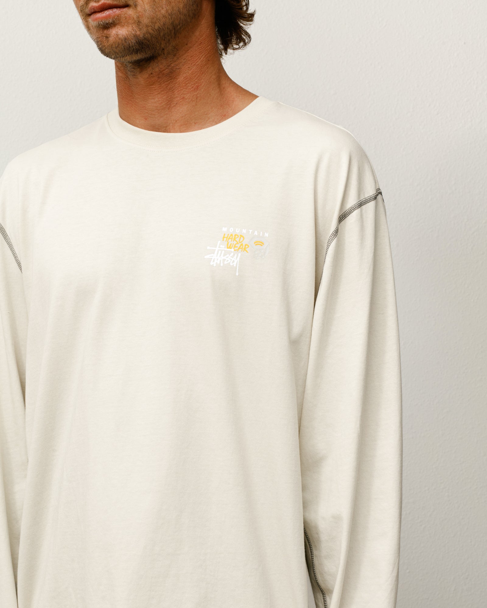 Stüssy & Mountain Hardwear Ls Tee – Stone | Tees | Stüssy Japan