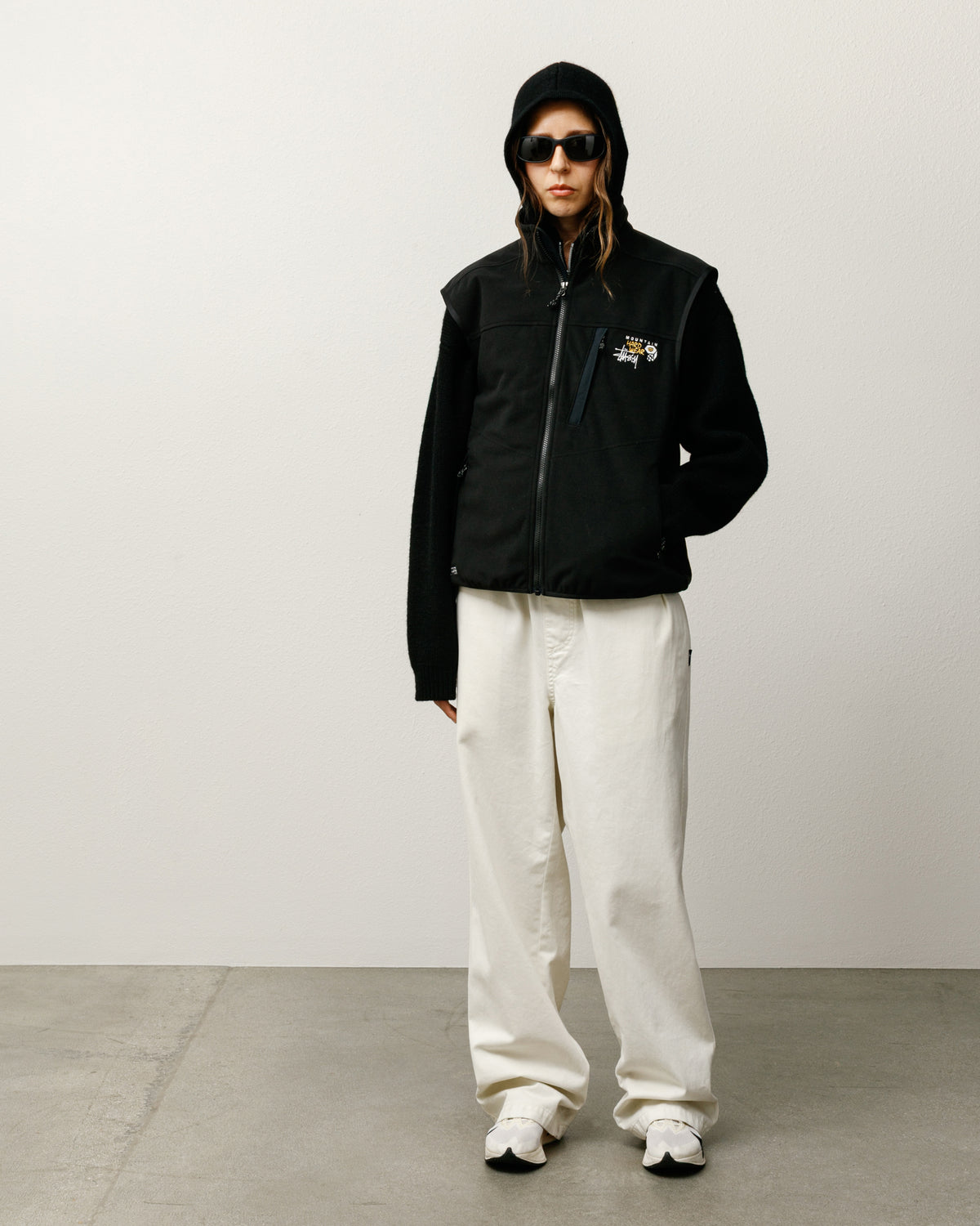 Stüssy & Mountain Hardwear Windstopper® Vest – Black | Outerwear 