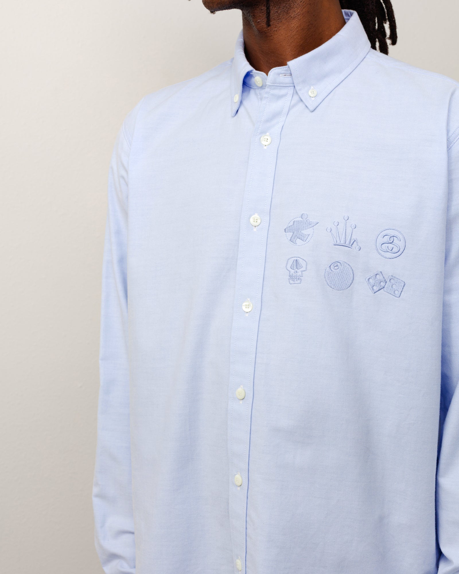 Junya Button Down Shirt – Sax Blue | トップス＆シャツ | Stüssy Japan