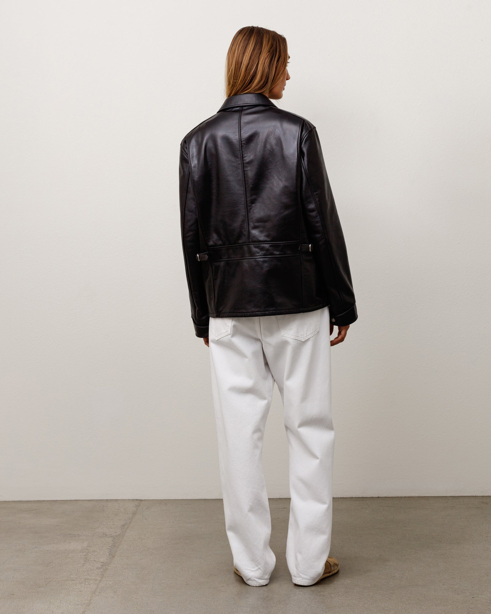 Junya Leather Jacket – Black | Outerwear | Stüssy Japan