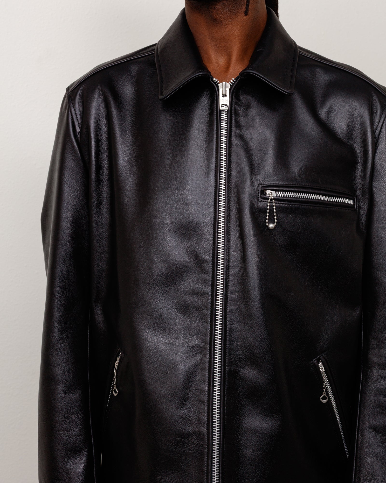 Junya Leather Jacket – Black | Outerwear | Stüssy Japan