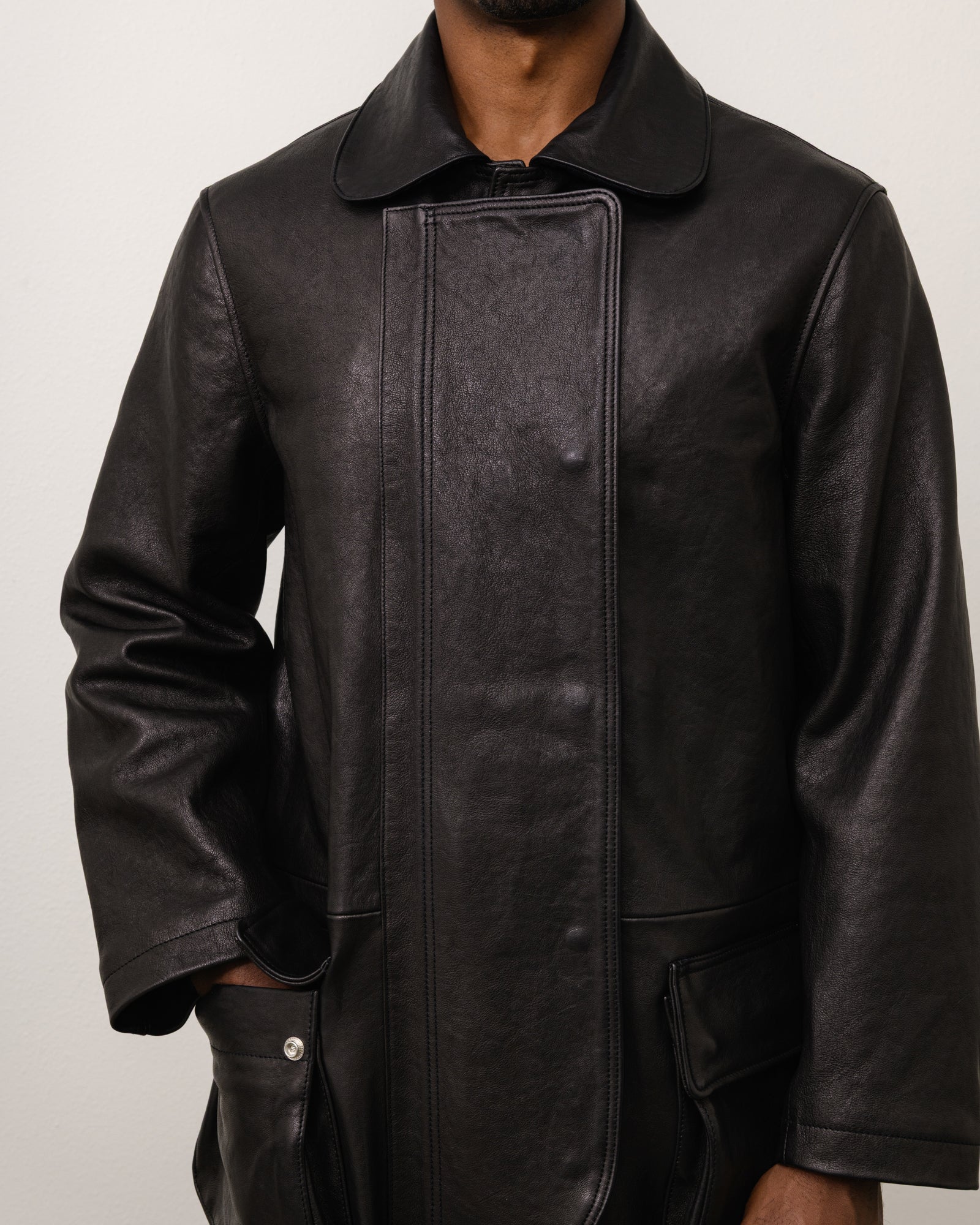 ジャケット・アウター user6bc29d08 Our Legacy Leather Fireman Jacket – Black | Outerwear | Stüssy Japan
