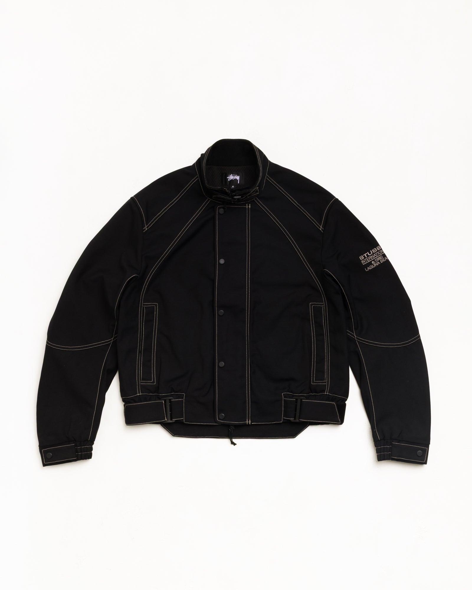 Touring Jacket Unisex Long Sleeve In Black | hero:main:collection:new-arrivals-b,new-arrivals,shirts,tops-shirts,all,tees,outerwear,denim,knits,accessories,sunglasses,hoodies,sweats,mens-hoodies-sweatshirts,shorts,pants,bottoms,crew-sweats,zip-ups,swim,sweatpants,graphics,lazy-tees,swim,basic-9twenty,button-ups,shorts,cargos,denim-jeans,bottoms,bags,belts,wearables,gear,footwear,button-ups,basic-tops,jerseys,big-ol,classics,slim,jackets,all, | product-card-slider