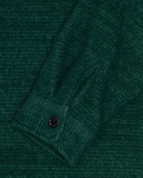 Stüssy Boucle Wool Cpo Shirt Green