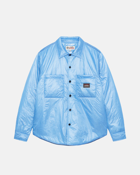 Stüssy Fatigue Nylon Overshirt Blue Shirts