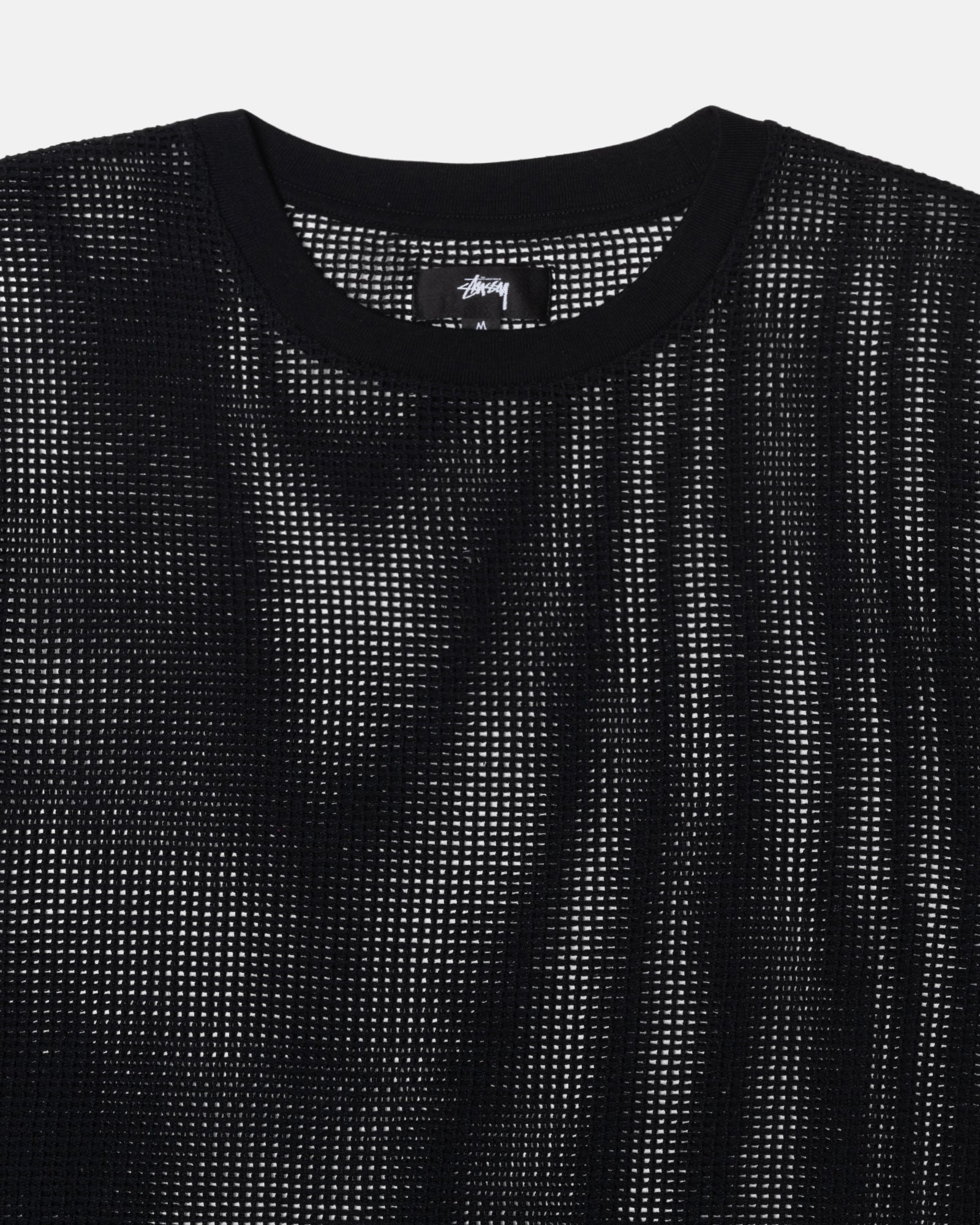 COTTON MESH SS CREW