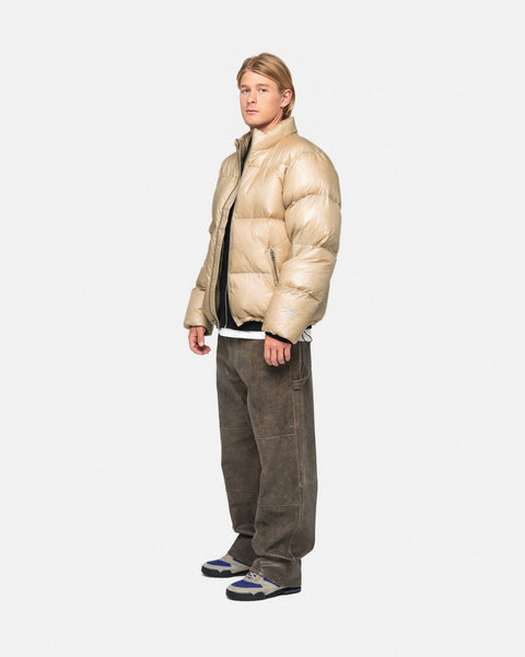 Stüssy Down Puffer Parachute Ripstop Coyote Outerwear